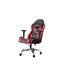 სათამაშო სავარძელი Vertex Gemu Gaming Chair Black &amp; Red PVC , 4 image - Primestore.ge