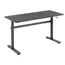 სათამაშო მაგიდა Vertex VX-MSSD-02B Affordable Manual Sit-Stand Desk Black , 3 image - Primestore.ge