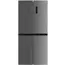 მაცივარი Hoffmann NFFD-180IX, 401L, A+, No Frost, Refrigerator, Grey , 2 image - Primestore.ge
