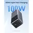 პორტატული დამტენი UGREEN PB724 (35526B) Nexode, 12000mAh, Type-C, USB-A, Power Bank With Smart Digital Display, Grey , 9 image - Primestore.ge