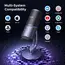 მიკროფონი UGREEN CM769 (35629), Microphone for PC, RGB, USB, 3.5mm, Black - Primestore.ge