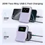პორტატული დამტენი UGREEN PB572 (45328) Uno, 10000mAh, Magnetic Wireless Power Bank, Purple , 9 image - Primestore.ge