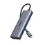 USB-C ჰაბი UGREEN CM639 (45380), HDMI, Type-C, USB-A, RJ45, SD/TF, 10-in-1 USB-C Hub, Grey , 9 image - Primestore.ge