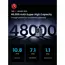 პორტატული დამტენი UGREEN PB770 (25286), 48000mAh, USB-A, Type-C, Power Bank With Smart Digital Display, Grey 25 , 9 image - Primestore.ge