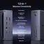 USB-C ჰაბი UGREEN U710 (25054EU) Revodok Max 213, Type-C, USB-A, DP, SD/TF, 3.5mm, Ethernet, USB-C Hub 13-in-1 Docking Station, Grey , 8 image - Primestore.ge