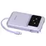 პორტატული დამტენი UGREEN PB511 (35604B) Uno, 10000mAh, USB, Type-C, Power Bank With Built In Cable, Purple , 2 image - Primestore.ge