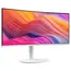 მონიტორი MSI 9S6-3PC59H-021 Modern MD342CQPW, 34", Curved Monitor, WQHD, VA, HDMI, DP, USB-C, USB, 3.5mm, White , 2 image - Primestore.ge