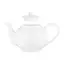 ჩაიდანი Ardesto Tea pot Imola, 850ml, porcelain, white , 2 image - Primestore.ge
