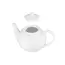 ჩაიდანი Ardesto Tea pot Imola, 850ml, porcelain, white , 3 image - Primestore.ge