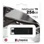 USB ფლეშ მეხსიერება Kingston 256GB USB 3.2 Type-C Gen 1 DT70 , 3 image - Primestore.ge