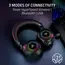 ყურსასმენი Razer Gaming Headset Kraken V4, USB-A/WL/BT, RGB, black , 5 image - Primestore.ge