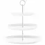 ნამცხვრის დასადები Ardesto Tier cake stand, 32х32сm, porcelain, white  - Primestore.ge