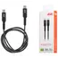 USB კაბელი 2E Сable USB-C > USB-C charge/data, 1m, 240W Type-C, Aluminum Shell, black  - Primestore.ge
