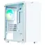 კომპიუტერის ქეისი Zalman PC case T4 Plus without PSU, 2xUSB3.0, 1xUSB2.0, 1x120mm ARGB, VGA 3200mm, TG Side Panel, mATX, white , 2 image - Primestore.ge