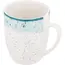 ჭიქა Ardesto Mug Siena, 360ml, porcelain, white-blue , 2 image - Primestore.ge