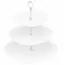 ნამცხვრის დასადები Ardesto Tier cake stand, 32х32сm, porcelain, white , 2 image - Primestore.ge