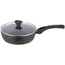 ტაფა Ardesto Deep Fry pan with lid Gemini Livorno, 24cm, aluminium, black  - Primestore.ge
