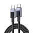 USB კაბელი UGREEN L512 (45063), 100W, Type-C to Type-C PD Fast Charging Cable, 1m, Space Gray - Primestore.ge