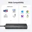 USB ჰაბი UGREEN CM219 (25851), 4xUSB 3.0, USB Hub, Black - Primestore.ge