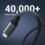 USB ადაპტერი UGREEN US372 (45191), 100W, Type-C Extension Cable, 1m, Black - Primestore.ge