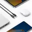 USB კაბელი UGREEN US557 (15275), 100W, Type-C to Type-C 2.0 Braided Fast Charging Cable, 1m, Black - Primestore.ge