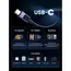 USB კაბელი UGREEN L513 (45068), 240W, Type-C to Type-C PD Fast Charging Cable, 2m, Space Gray - Primestore.ge