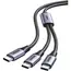 USB კაბელი UGREEN US561 (35087), 100W, Type-C to Type-C, 1.5m, Grey - Primestore.ge