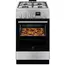 გაზქურა Electrolux LKK560222X, 4Gas, Oven, Black/Silver - Primestore.ge