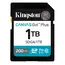 ფლეშ მეხსიერების ბარათი Kingston Canvas Go Plus 1TB SD Card | Up to 200MB/s | Class 10, UHS-I, U3, V30 | SDG4/1TB  - Primestore.ge