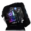 კომპიუტერის ქეისი Zalman PC case Z-MACHINE 500 without PSU, 2xUSB3.0, 2xUSB2.0, 1xUSB 3.1 Type-C, 5x120mm ARGB, VGA 400mm, LCS ready, TG Side Panel, ATX, black - Primestore.ge