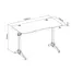 სათამაშო მაგიდა 2E GAMING Table OTOROSHI, 120х60x75cm, white-grey , 3 image - Primestore.ge