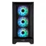 ქეისი 2E 2E-G2302B Dominator Pro, Computer Case, MidT, ATX, Mini-ITX, Micro-ATX, 2xUSB3.0, USBType-C, Black - Primestore.ge