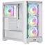 ქეისი 2E 2E-G2302W Dominator Pro, Computer Case, MidT, ATX, Mini-ITX, Micro-ATX, 2xUSB3.0, USBType-C, White - Primestore.ge