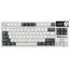 კლავიატურა Royal Kludge RK S85 RGB Mechanical Keyboard, Cloud Switch, Hot Swappable, Wireless, Type-C, Bluetooth, 2.4GHz, White Night  - Primestore.ge