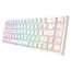 კლავიატურა Royal Kludge RK G68 RGB Mechanical Keyboard, Red switch, Hot Swappable, Wireless, USB Type-C, 2.4 GHz, Bluetooth, White , 2 image - Primestore.ge