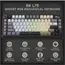 კლავიატურა Royal Kludge RK L75 RGB Mechanical Keyboard, Cream Switch, Hot Swappable, Wireless, Type-C, Bluetooth, 2.4GHz, Knight Black , 3 image - Primestore.ge