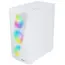 კომპიუტერის ქეისი 2E GAMING PC case Aruba G3313W, without PSU, 1xUSB3.0, 2xUSB2.0, 5x120mm ARGB, VGA 330mm, LCS ready, HUB, TG Side Panel, ATX, white - Primestore.ge