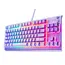 კლავიატურა SteelSeries Keyboard membrane Apex 3 TKL, 84key, USB-A, EN, RGB, lavender - Primestore.ge