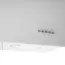 გამწოვი Ardesto Hood Inclined hood, 60cm, 900m3h, glass, 2х1W LED, button, white - Primestore.ge