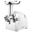 ხორცსაკეპი მანქანა Ardesto Meat grinder, 2000W, prod.-1.9kg/min, 3 cutting plates+for sausag.plates, 3 vegetable slicer, plastik, silver  - Primestore.ge
