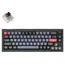 კლავიატურა Keychron V2 84 keys, K Brown, Hot-Swap, WL/BT/USB-A, RGB, black , 2 image - Primestore.ge