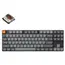 კლავიატურა Mechanical keyboard Keychron K1 Max 84 keys, Gateron Brown, WL/BT/USB-A, RGB, black , 2 image - Primestore.ge