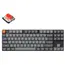 კლავიატურა Keychron K1 Max 84 keys, Gateron Red, WL/BT/USB-A, RGB, black , 2 image - Primestore.ge