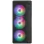 კომპიუტერის ქეისი 2E-V510B, PC case 2E GAMING Credo Plus V510B without PSU, 1xUSB3.0, 1х USB 2.0, 1xUSB Type-C, 4x120mm RGB Rainbow, VGA 310mm, TG Side Panel, ATX, black - Primestore.ge