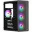 კომპიუტერის ქეისი 2E-V510B, PC case 2E GAMING Credo Plus V510B without PSU, 1xUSB3.0, 1х USB 2.0, 1xUSB Type-C, 4x120mm RGB Rainbow, VGA 310mm, TG Side Panel, ATX, black - Primestore.ge