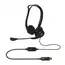 ყურსასმენი LOGITECH PC960 Corded Stereo Headset BLACK - USB , 2 image - Primestore.ge