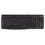 კლავიატურა LOGITECH K120 Corded Keyboard - BLACK - USB - RUS  - Primestore.ge