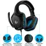 ყურსასმენი LOGITECH G432 Wired Gaming Headset 7.1 - LEATHERETTE - BLACK/BLUE - USB , 4 image - Primestore.ge