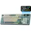 კლავიატურა Royal Kludge RK S98 RGB Mechanical Keyboard, Brown switch, Smart Display, Hot Swappable, Type-C wired, Bluetooth 5.0, 2.4GHz, Light Cloud - Primestore.ge
