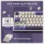 კლავიატურა Royal Kludge RK S98 RGB Mechanical Keyboard, Brown switch, Smart Display, Hot Swappable, Type-C wired, Bluetooth 5.0, 2.4GHz, Blackberry - Primestore.ge